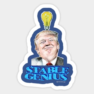 Trump Stable Genius Sticker